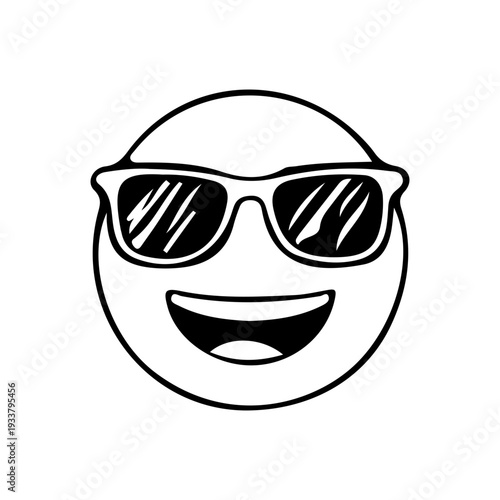 Cool Emoji Face Icon