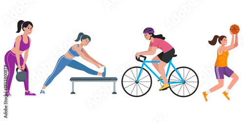 Sport Activity Illustration