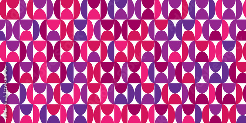 seamless pattern with abstract lines and flower design. Abstract geometric fabric circle floral pattern. Hawaiian tropical seamless pattern.