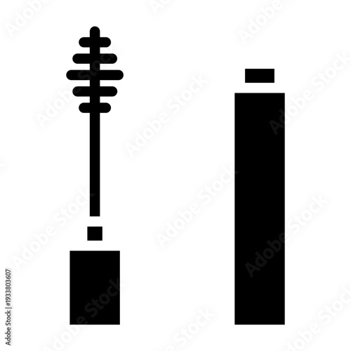 Mascara Vector Glyph Icon Design