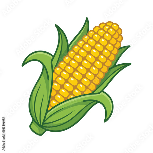 Cartoon Ear of Corn