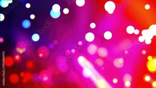 Bokeh particles with gradient background