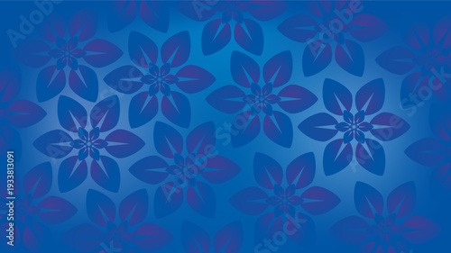 Blue Flower dark art texture pattern DESIGN 3408.eps