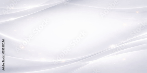 Abstract Elegance: A minimalist composition of flowing, luminous forms, exuding purity, grace, and a sense of calm.