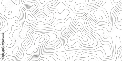 Topographic map background with geographic grid for hiking and mountain sport. luxury topographic wavy pattern and geographic grid map design. paper texture Imitation of a geographical map shades.