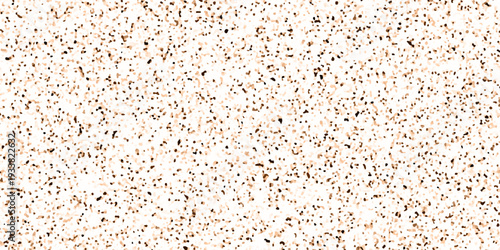 Terrazzo flooring texture polished stone and grain noise pattern old surface marble for background. brown and white paper and marble texture. quartz surface for bathroom or kitchen countertop.