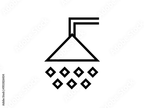 Bathroom Sign Icon｜暮らしになじむシンプルバスルームアイコン