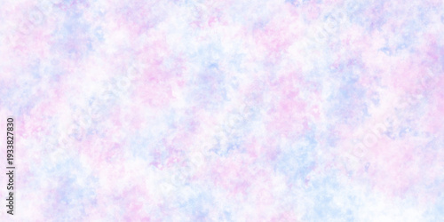 Colorful paper textured ink effect grungy wet pastel illustration for design. colorful abstract watercolor background. Smooth vibrant light pink, purple shades and blue watercolor paper textured.