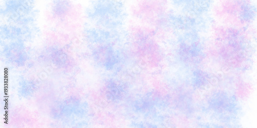 Colorful paper textured ink effect grungy wet pastel illustration for design. colorful abstract watercolor background. Smooth vibrant light pink, purple shades and blue watercolor paper textured.