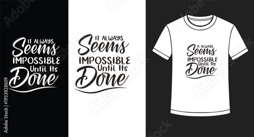 Men's white and black t-shirt with short sleeve mockup. Front view. Vector template.
