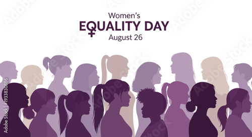 Women's Equality Day, August 26: Diverse Female Silhouettes for Gender Parity & Empowerment