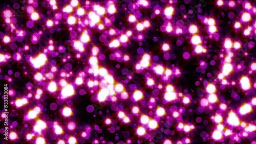 Violet glittering particles