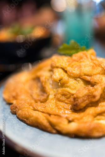 Wallpaper Mural Fluffy omelet Thai style, selective focus. Torontodigital.ca