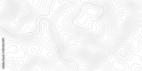 Topographic map background geographic line map with elevation assignments. Modern design with White background with topographic wavy pattern design.Abstract bacground. Vector illustration
