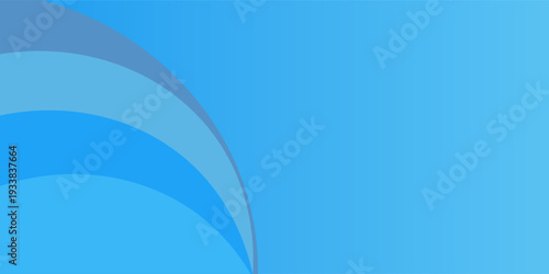 Abstract blue curved background with smooth layered arcs and soft gradient tones, modern clean design for business, technology, and creative projects.