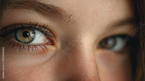 Timelapse of life from girl to elderly woman concept. Close-up of beautiful eyes expressing deep emotions and thoughts.
