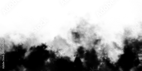 Light Pink  Blue vector illustration which consist of circles. Dotted gradient design for your business. Creative geometric background in halftone style with colored spots.