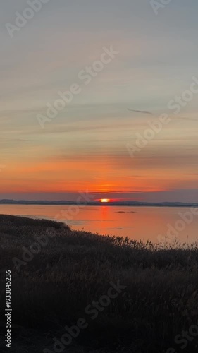 sunset at the beach