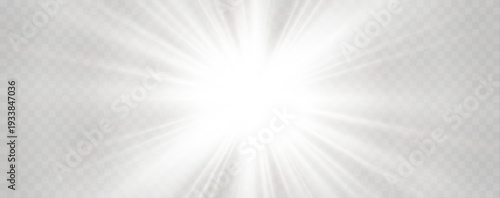 png bright sunlight glow burst overlay transparent sun flare rays summer sky vibrant blue magic effect