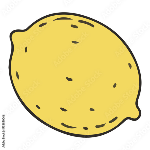 Hand Drawn Lemon Illustration
