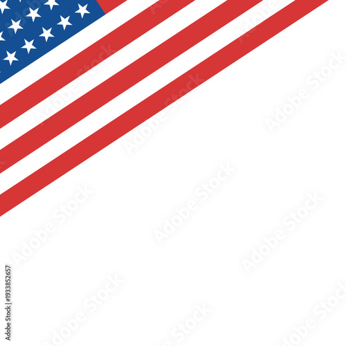 American Flag Wave Corner