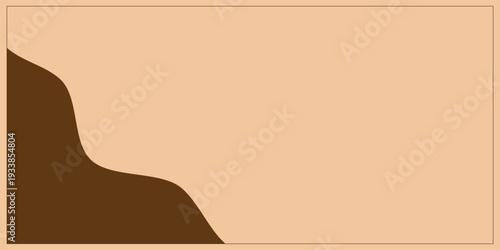 Abstract Organic Shape Design on a Neutral Background with Subtle Color Variation