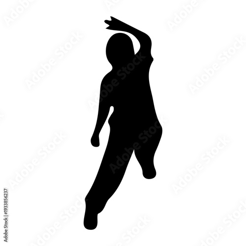 Silhouette of Dancer Pose