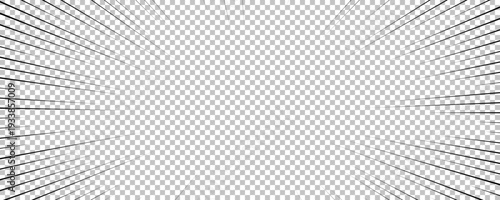 Black comic book transparent background