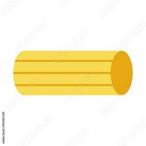 Yellow Macaroni Illustration