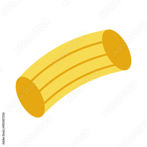 Yellow Macaroni Illustration