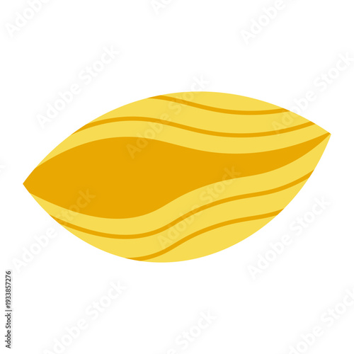 Yellow Macaroni Illustration