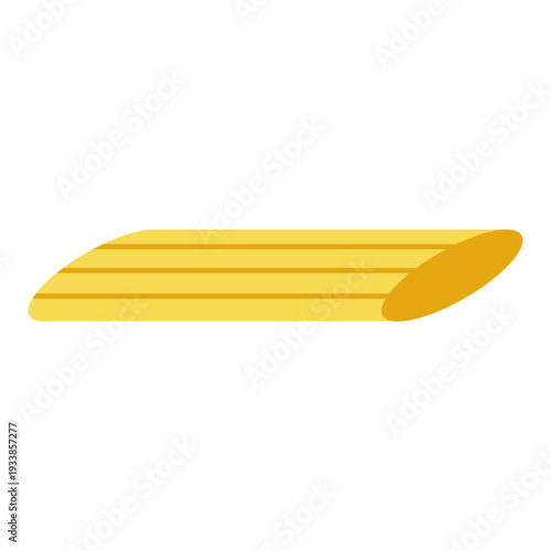 Yellow Macaroni Illustration
