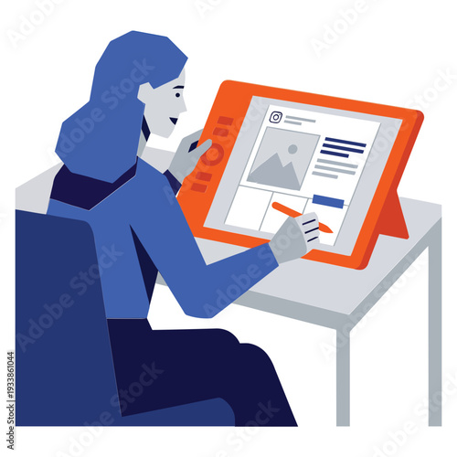 Social Media Marketing illustrations