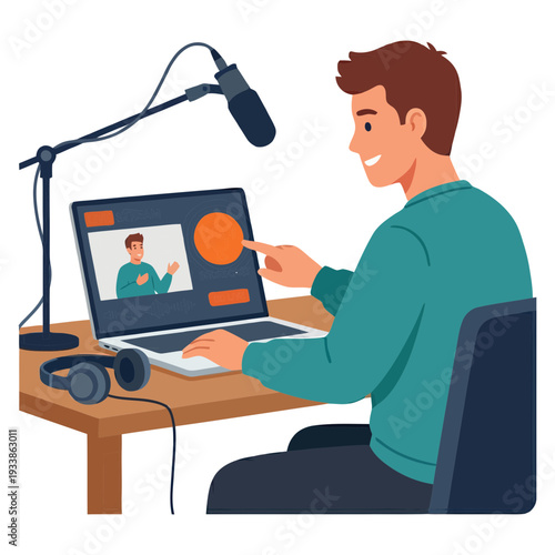 Social Media Marketing Illustration