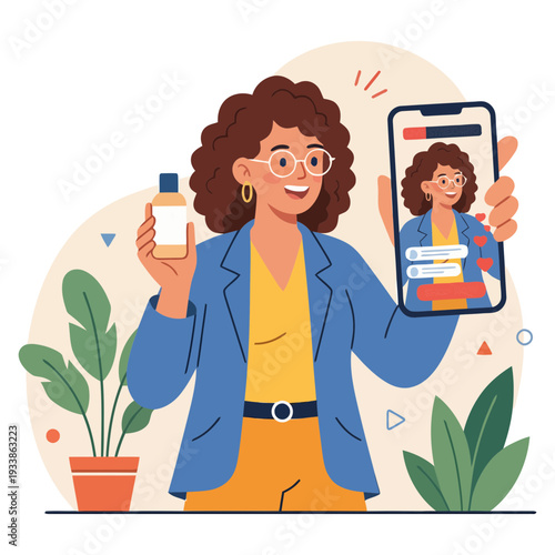 Social Media Marketing Illustration