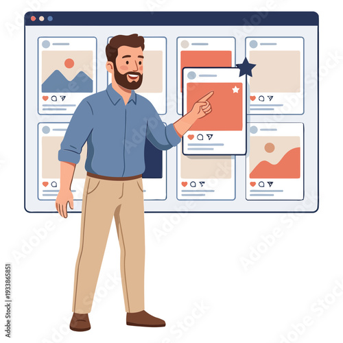 
Social Media Marketing illustrations