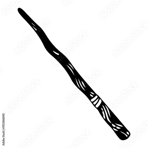 Magic Wand Doodle Icon