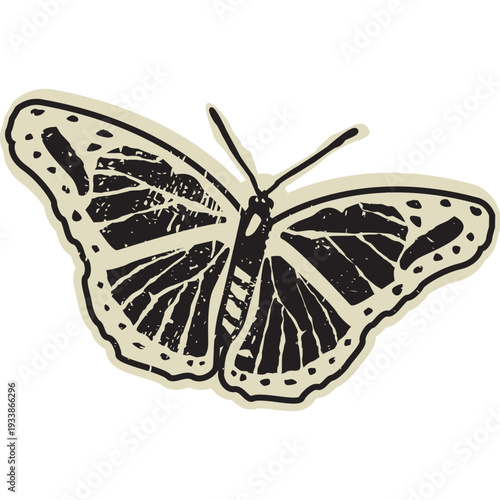 Vintage Butterfly Cut Out