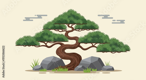 Bonsai Tree Art: Zen Garden Style