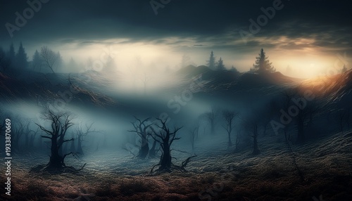 Unique Wallpaper Featuring An Eerie Otherworldly Atmosphere Reminiscent Of The Series