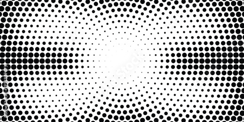 Halftone twisted grunge pattern design