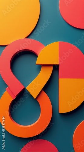 Bold Question Mark Geometric 3D Illustration