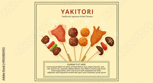 Assorted Yakitori Skewers - Japanese Grilled Food