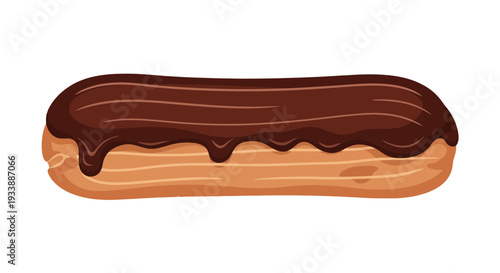 Delicious Chocolate Eclair Pastry - A Classic Sweet Treat