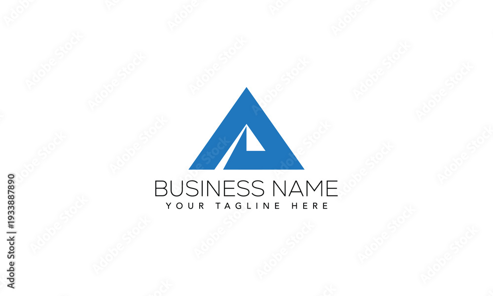 Fototapeta premium Modern Minimal A Letter Logo Vector Design Template