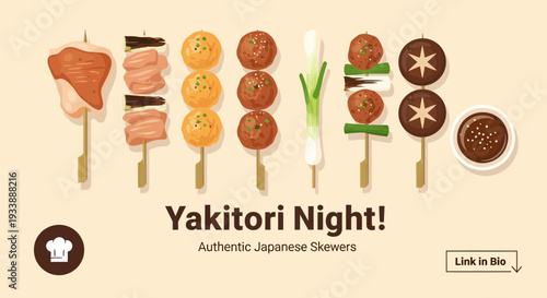 Yakitori Night: Authentic Japanese Skewers
