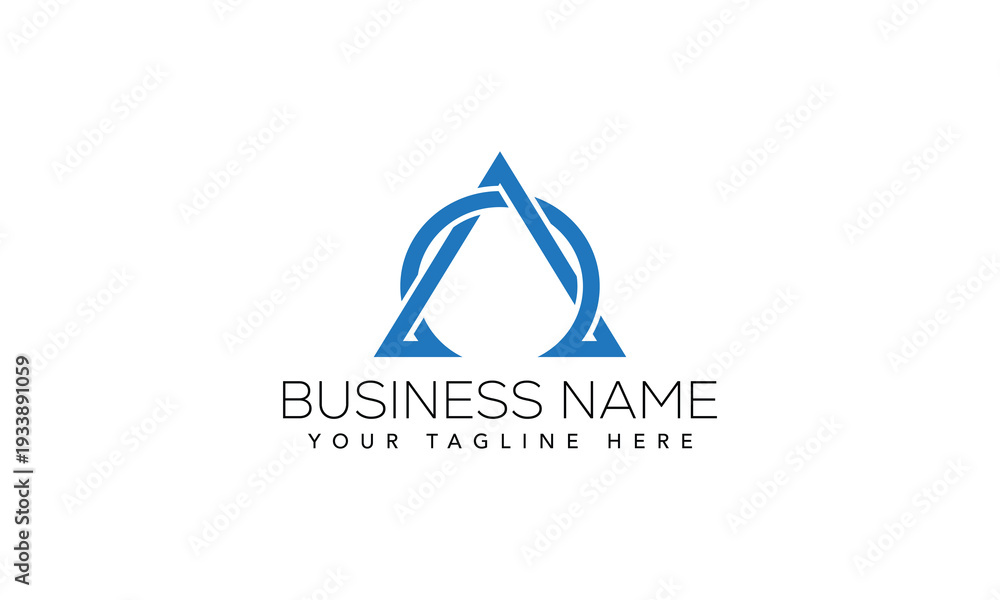 Fototapeta premium Modern Minimal A Letter Logo Vector Design Template