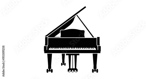 piano keys vector illustration