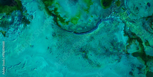 Beautiful Glossy Acrylic Waves with Ample Copy Space