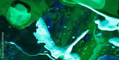 Beautiful Glossy Acrylic Waves with Ample Copy Space